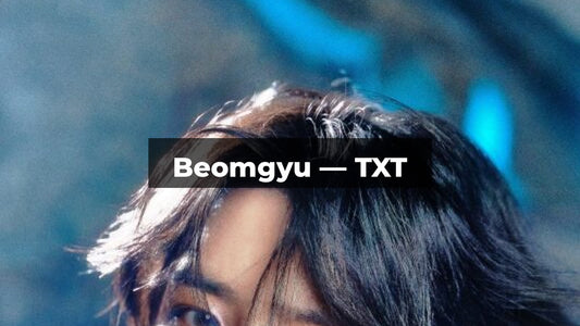Beomgyu TXT profile